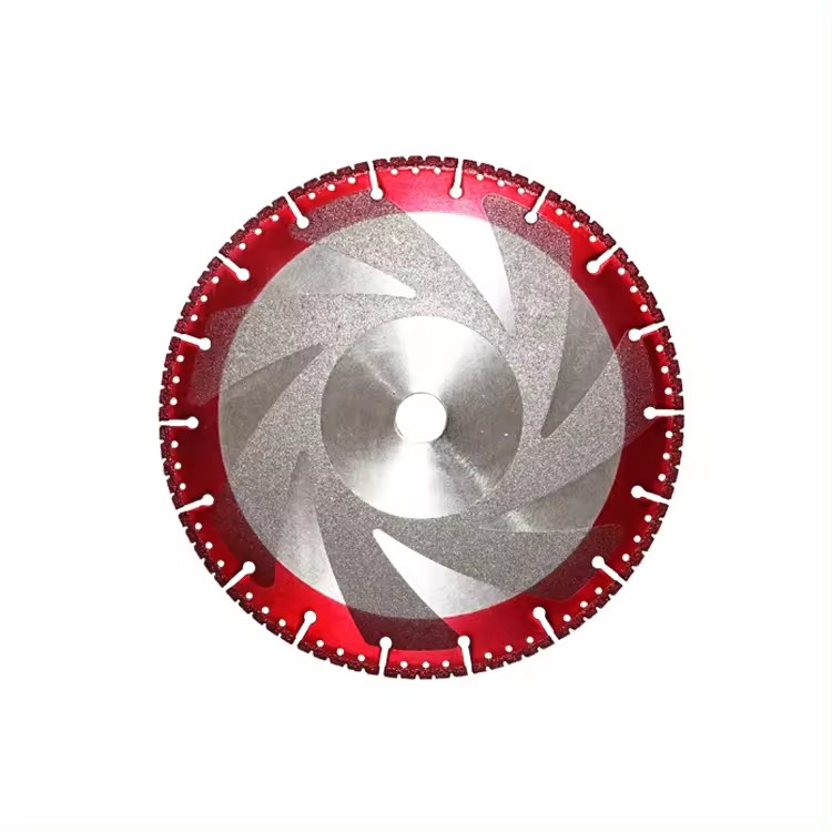 Vacuum Brazed Metal Cutting Diamond Blade All Purpose Cut Off Wheel for Rebar Sheet Metal Angle Iron Stainless Steel