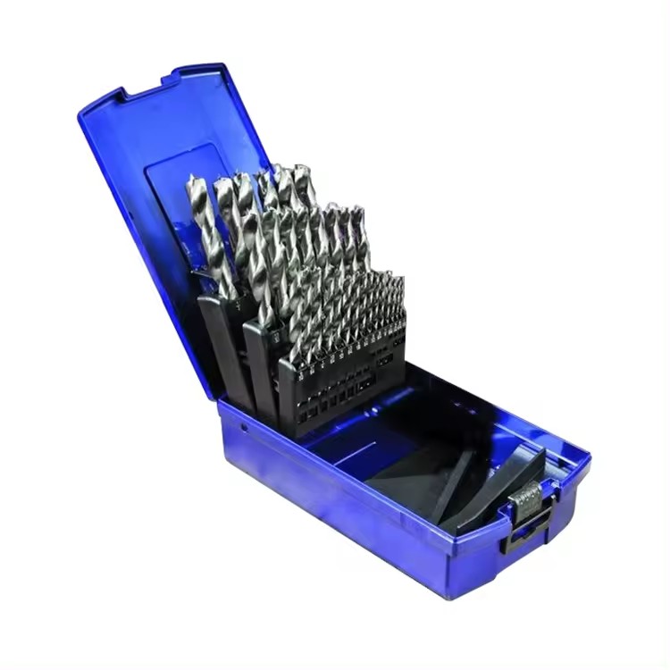 29Pcs HSS Fully Ground Wood Brad Point Drill Bit Set for Wood Precision Drilling in Plastic Box