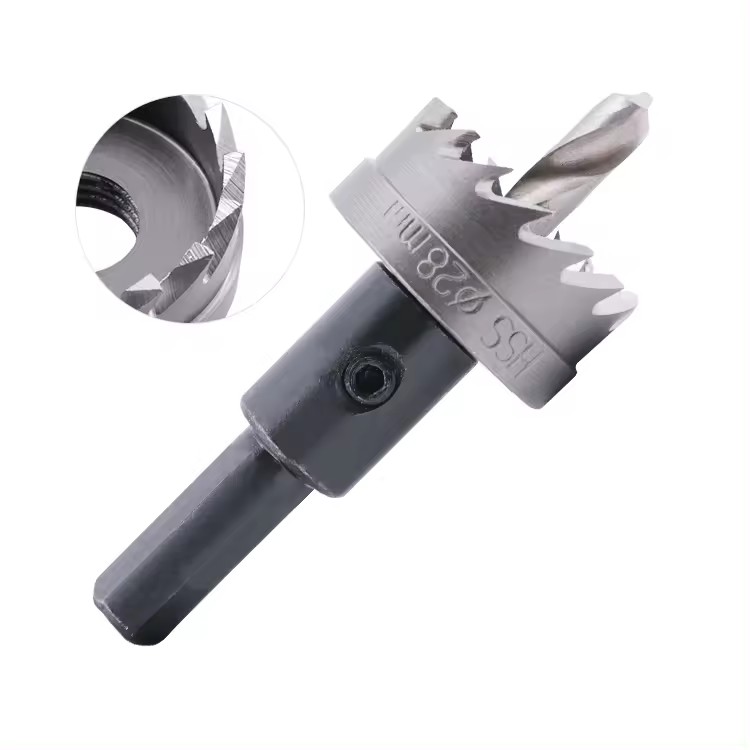 HSS Hole Saw Cutter with Safety Stopper for Thin Sheet Metal Cutting