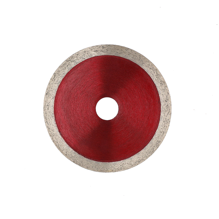 Continues rim saw blade for marble