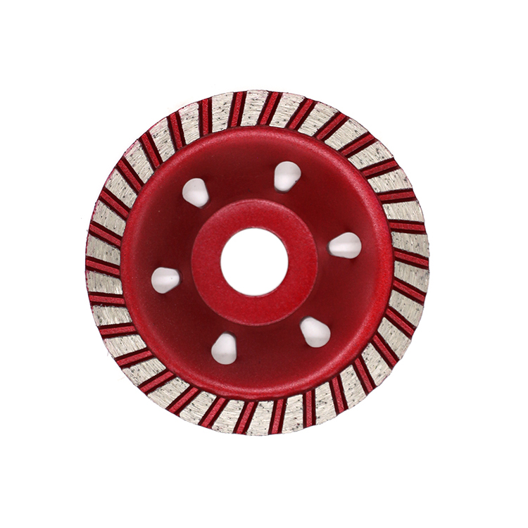 Abrasive turbo diamond grinding cup wheel for marble